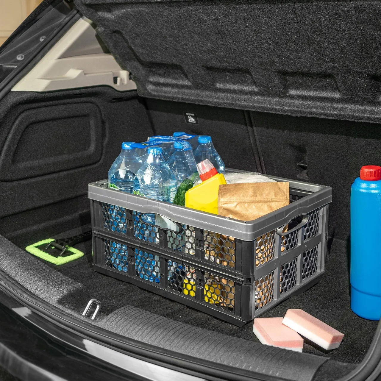 „Kamari“ 32 l sulankstoma įrankių dėžė, pilka