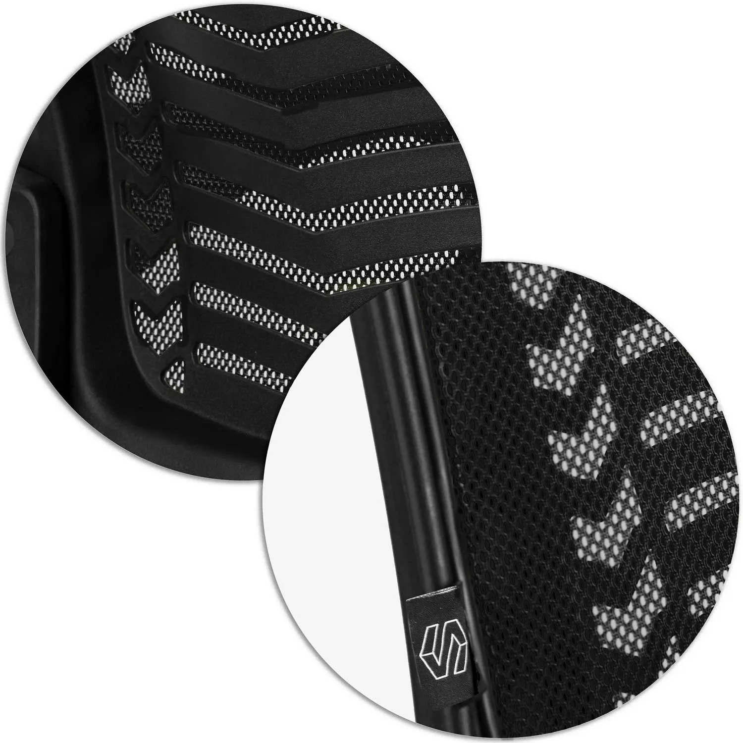 Sofotel Denar mikro tinklelio biuro kėdė, juoda - nuotrauka 1