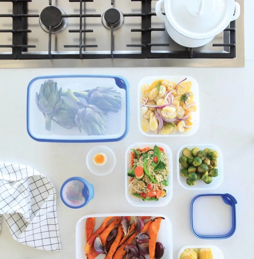 1,8 l „Curver Grand Chef Eco Line“ stačiakampis indas, mėlynas