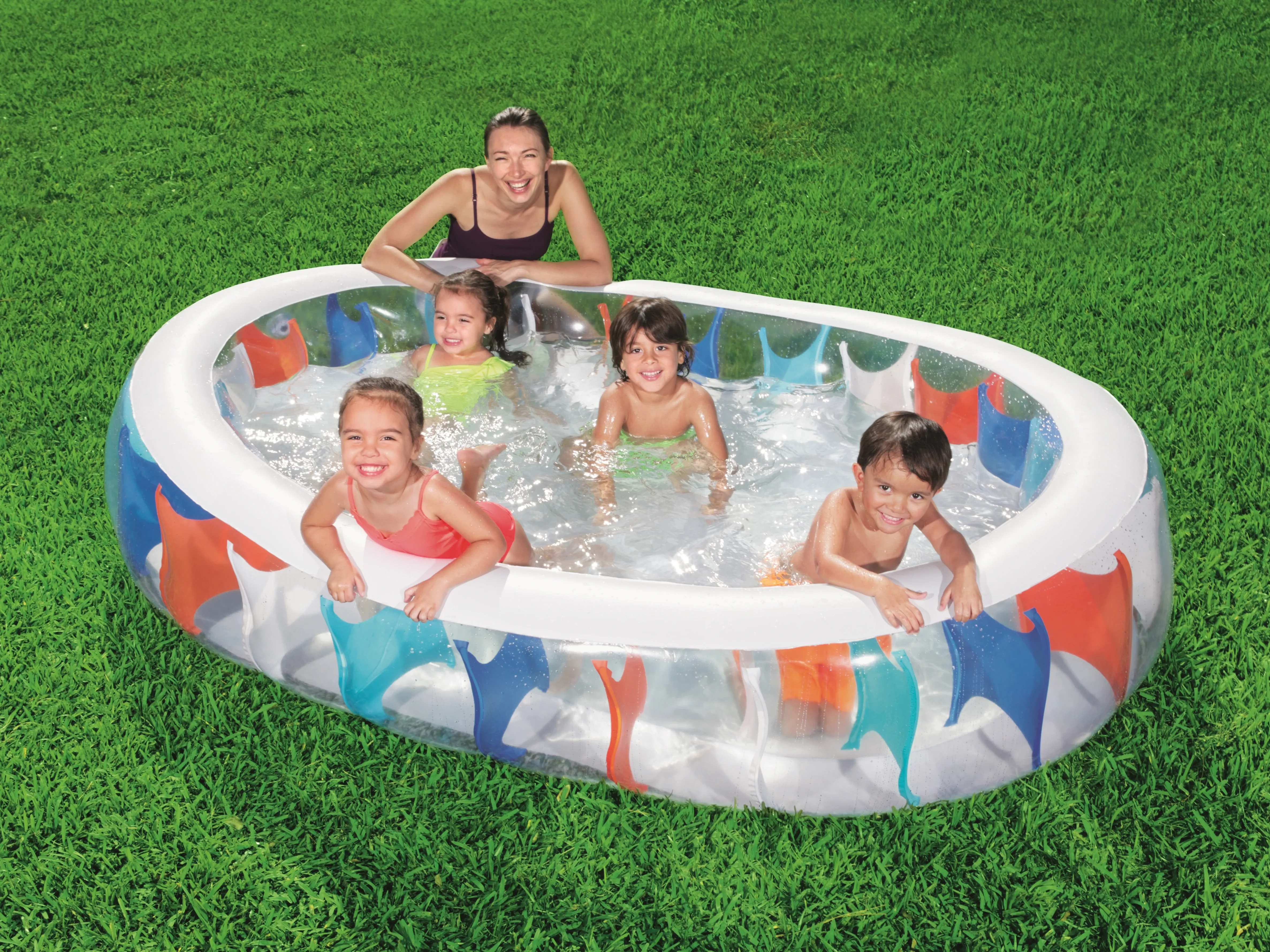 Pripučiamas baseinas 229 x 152 x 51 cm Bestway 54066 - nuotrauka 1