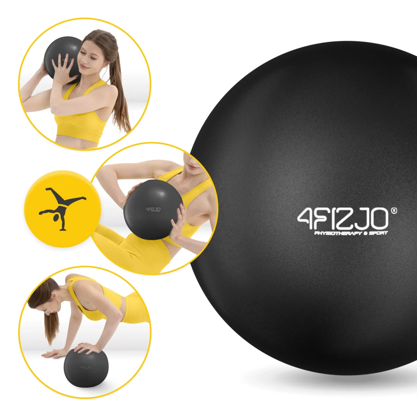 Pilateso ir reabilitacijos kamuolys 22 cm