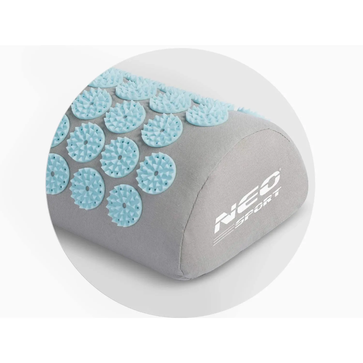 „Neo-Sport NS-901“ akupresūros kilimėlis su smaigaliais, pilkas ir mėlynas - nuotrauka 1