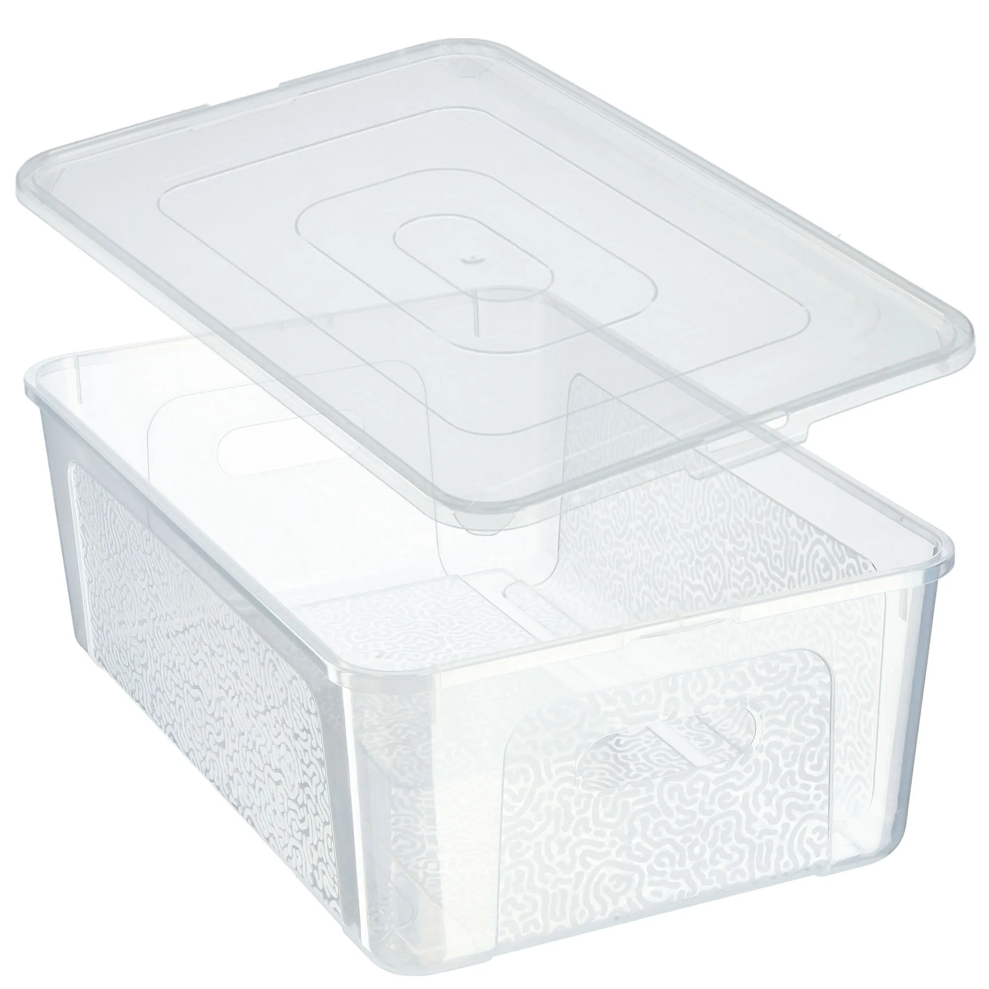 Dozza 11 laikymo indas su dangteliu, bespalvis