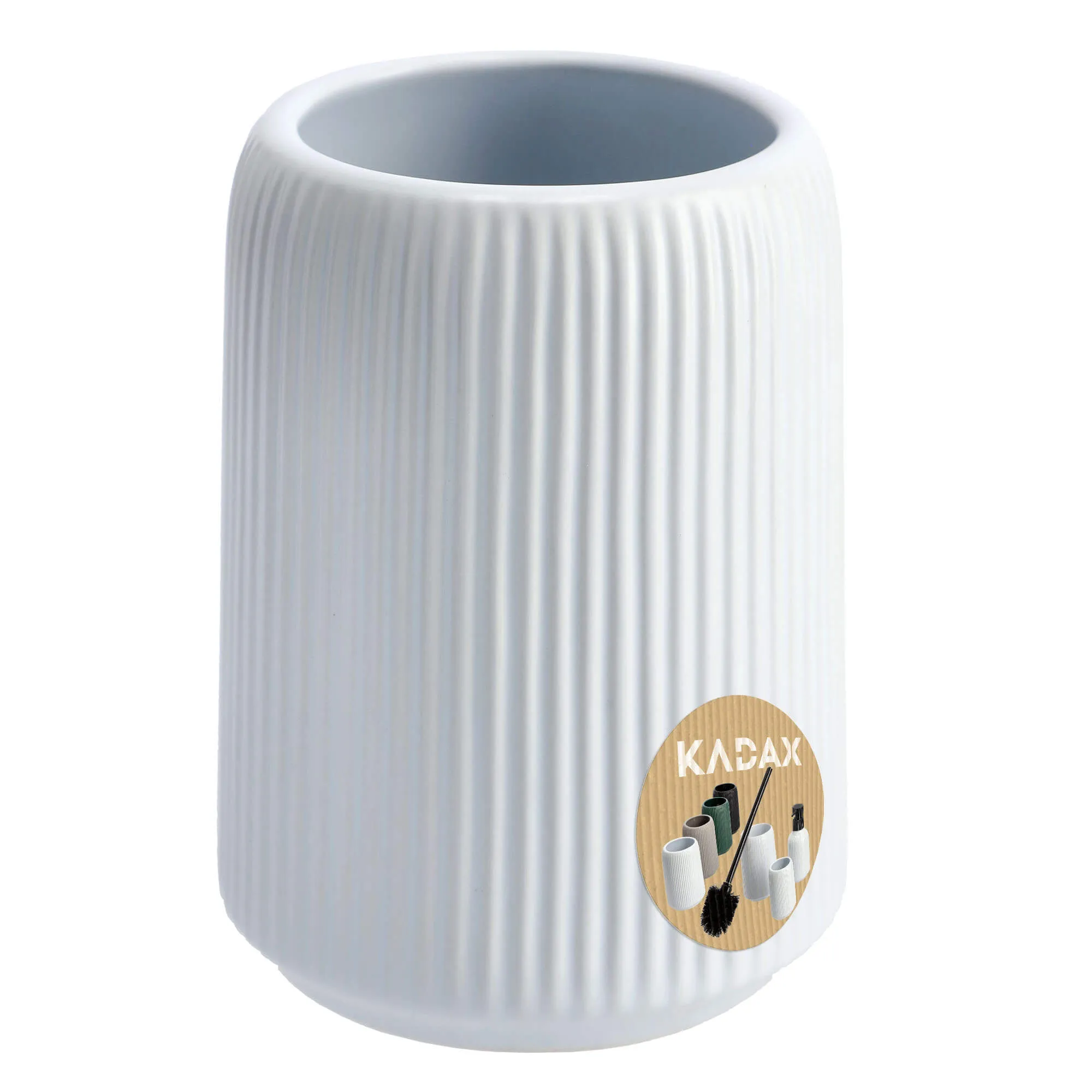 Mataro vonios puodelis, baltas