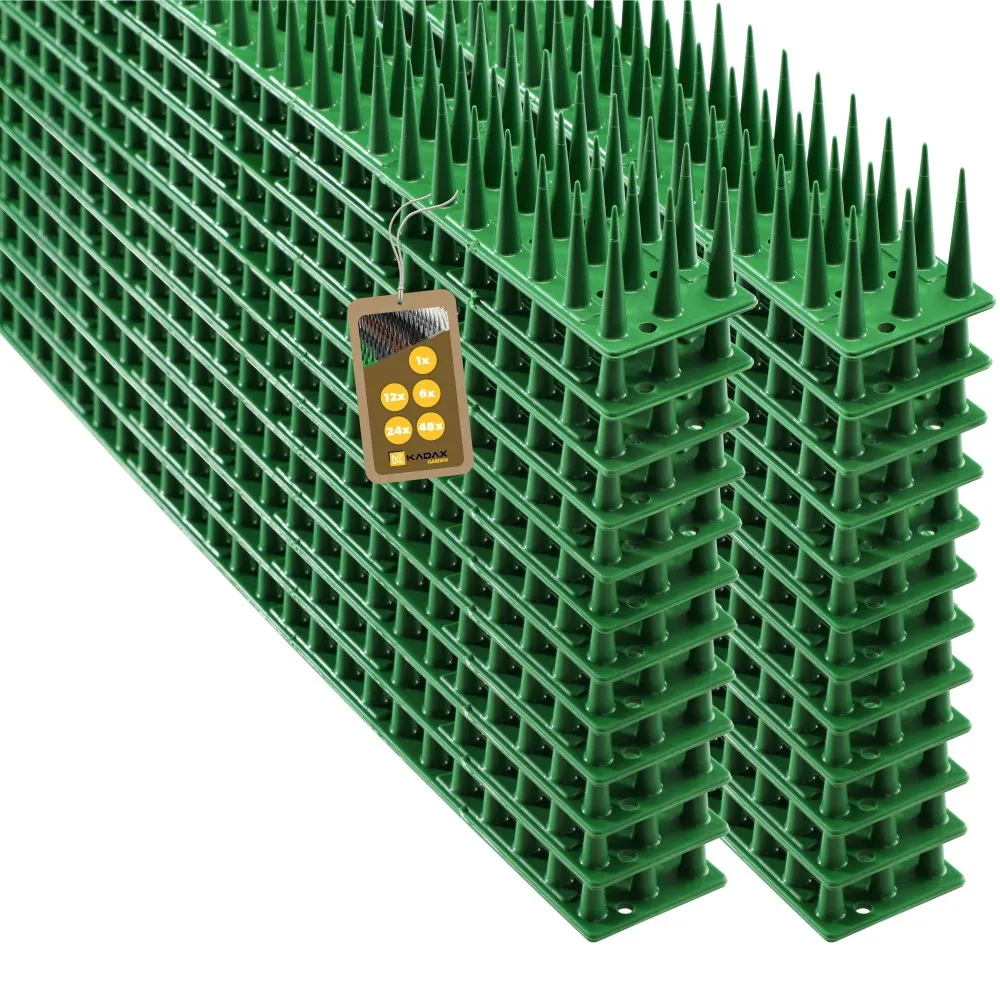 „Arcas“ plastikiniai paukščių apsaugos smaigai, žali, 24 vnt.