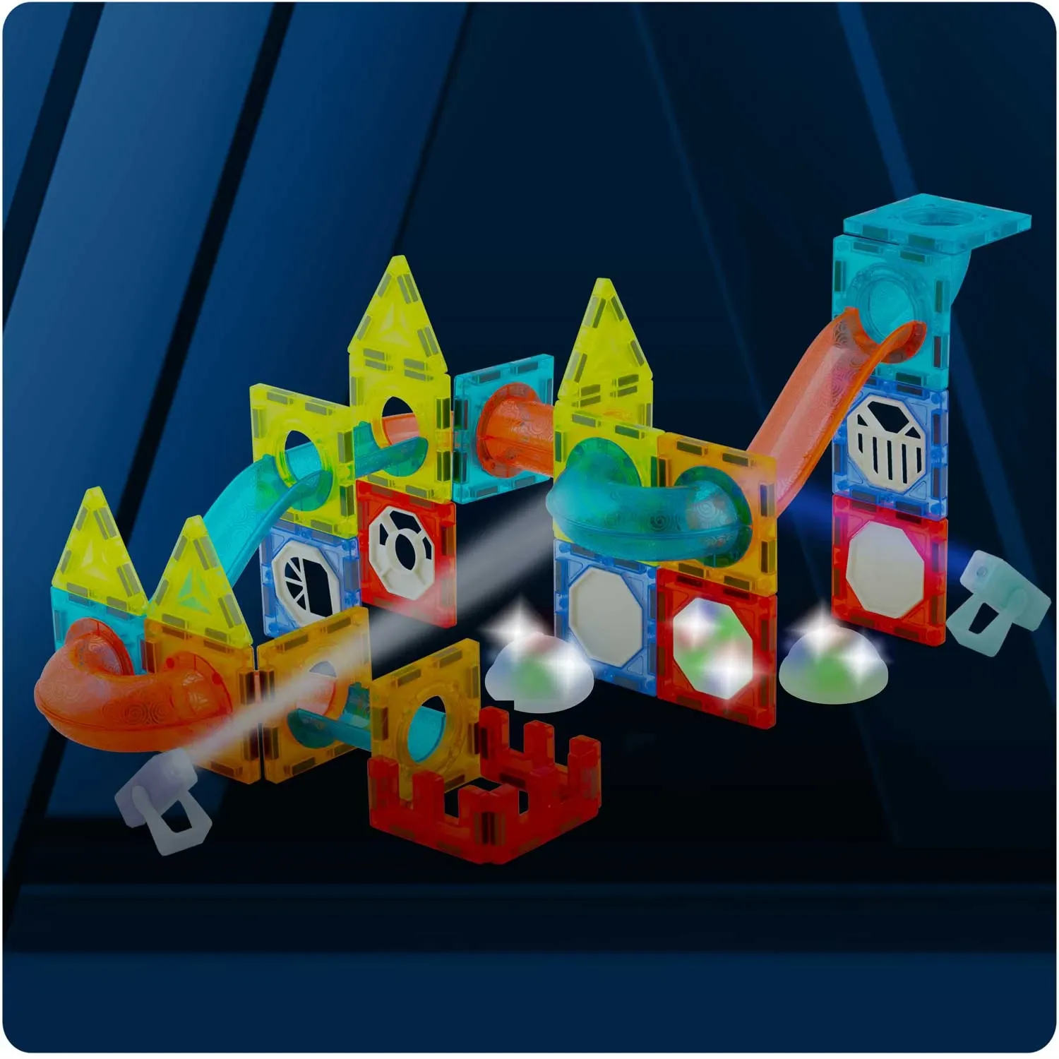 Magnetiniai kaladėlės su šviesa RK-763 Ricokids - nuotrauka 1