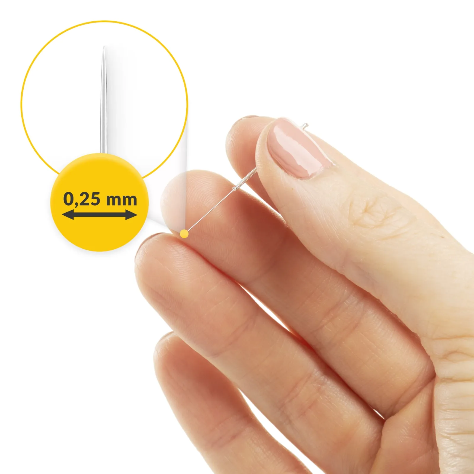 Akupunktūros adatos su kreiptuvu