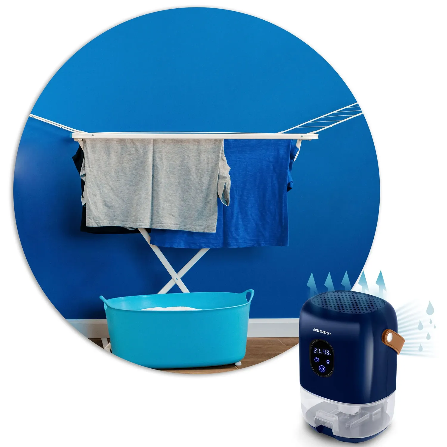 Berdsen BR-10B tamsiai mėlynas oro sausintuvas - drėgmės sugėriklis - nuotrauka 1