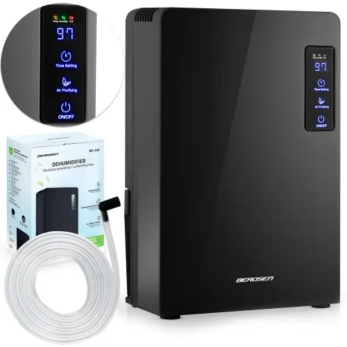 Berdsen BR-22A juodas oro sausintuvas - drėgmės sugėriklis - nuotrauka 1