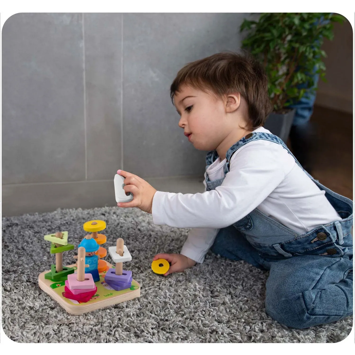 Medinių žaislų rūšiavimo dėlionė RK-866 Ricokids - nuotrauka 1