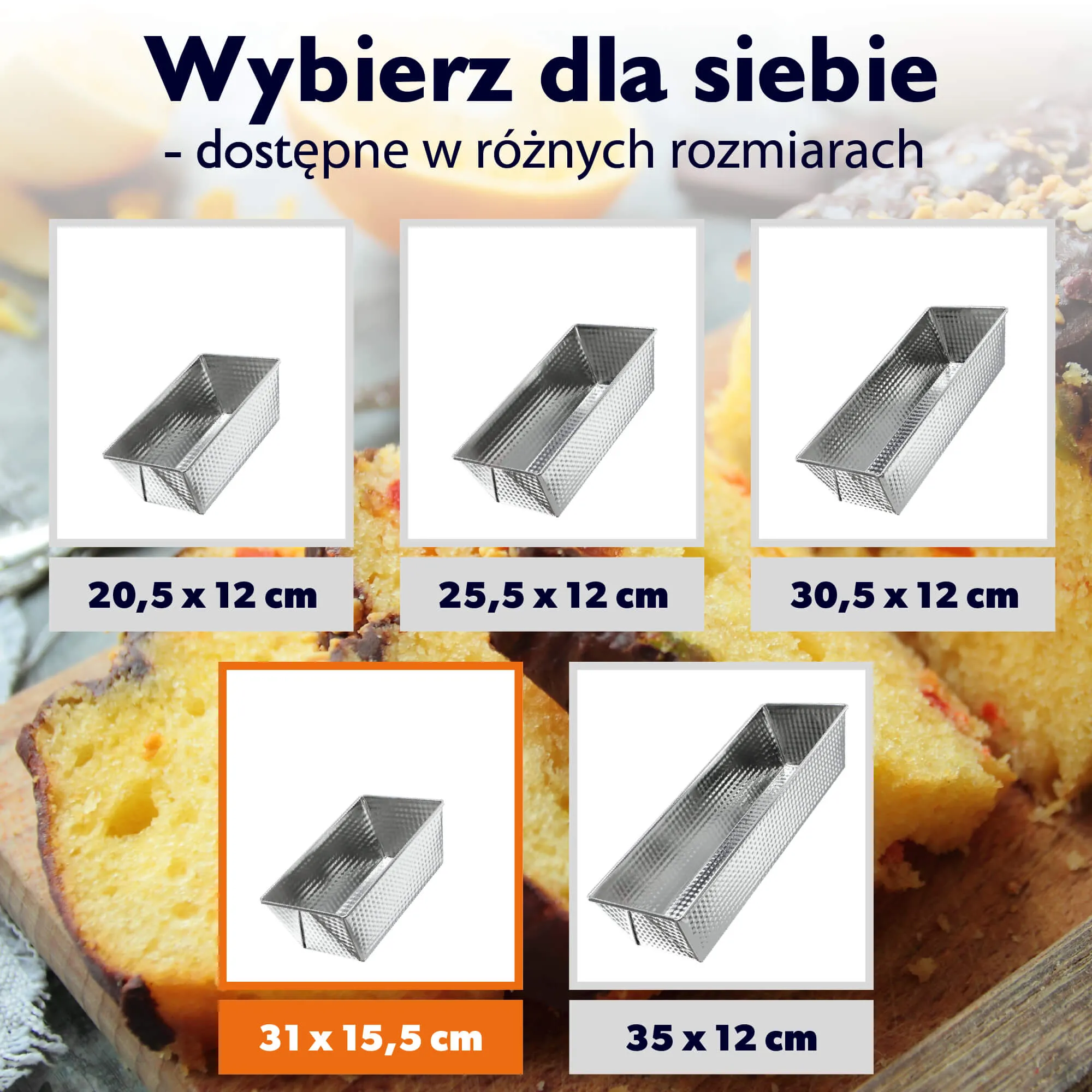 Ellos kepimo forma 31 cm, sidabrinė