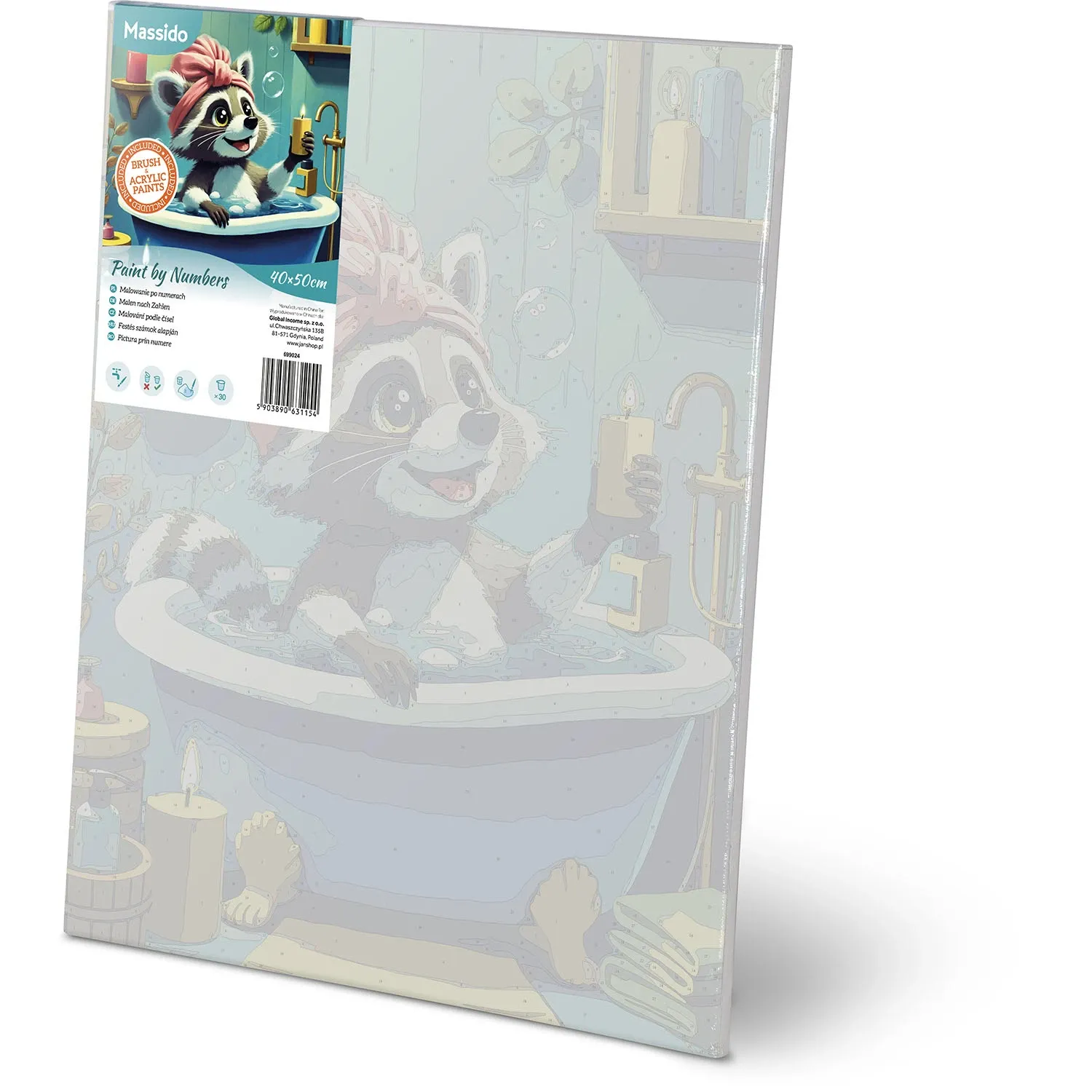 Paveikslas tapyti pagal skaičius 40x50 cm Massido Szop - nuotrauka 1