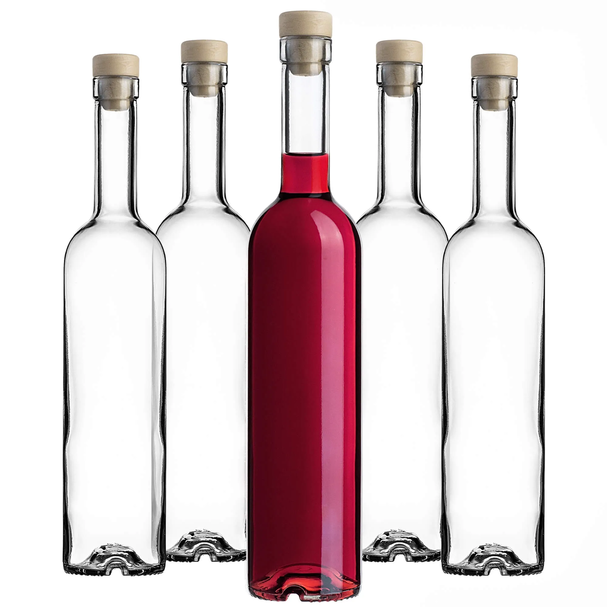 Futura butelis 500 ml su sintetiniu kamščiu 5 vnt.