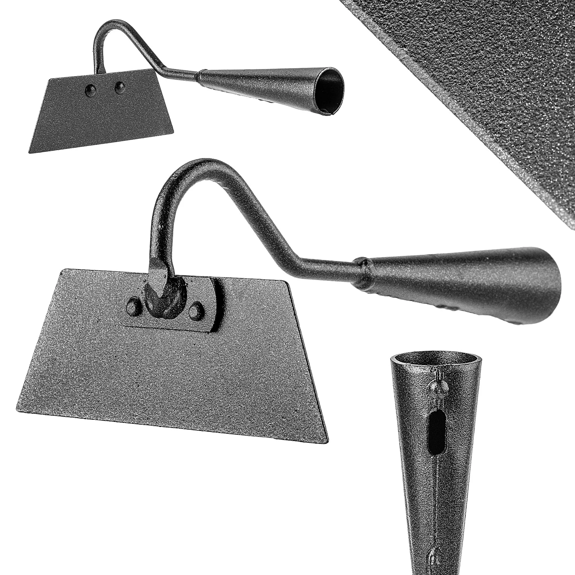 Indre trapecijos formos kabliukas 14 cm be rankenos