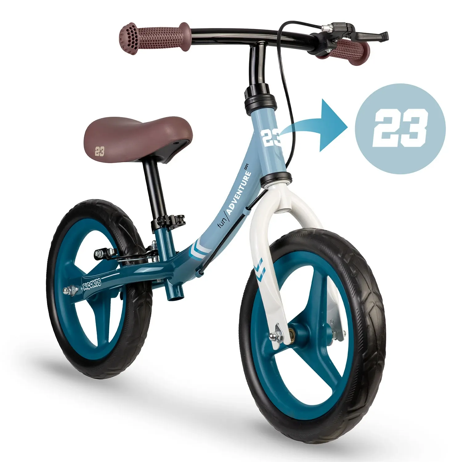 „Ricokids“ smagus nuotykių balansinis dviratis vaikams - nuotrauka 1