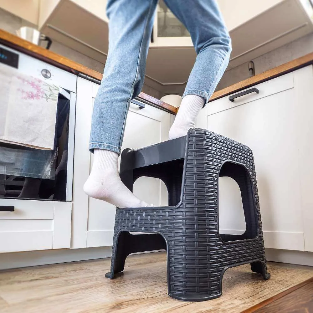 Laiptelis-koptukas, 2 laipteliai, pilkas, 160 kg