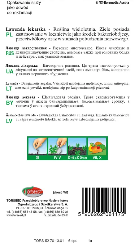 Levandos Lavandula officinalis 0,2g