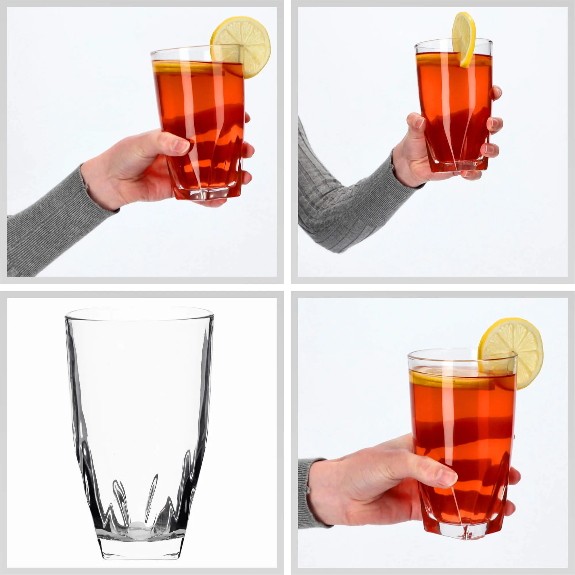 Čija sėklų gėrimų stiklinės, 440 ml, 6 vnt.