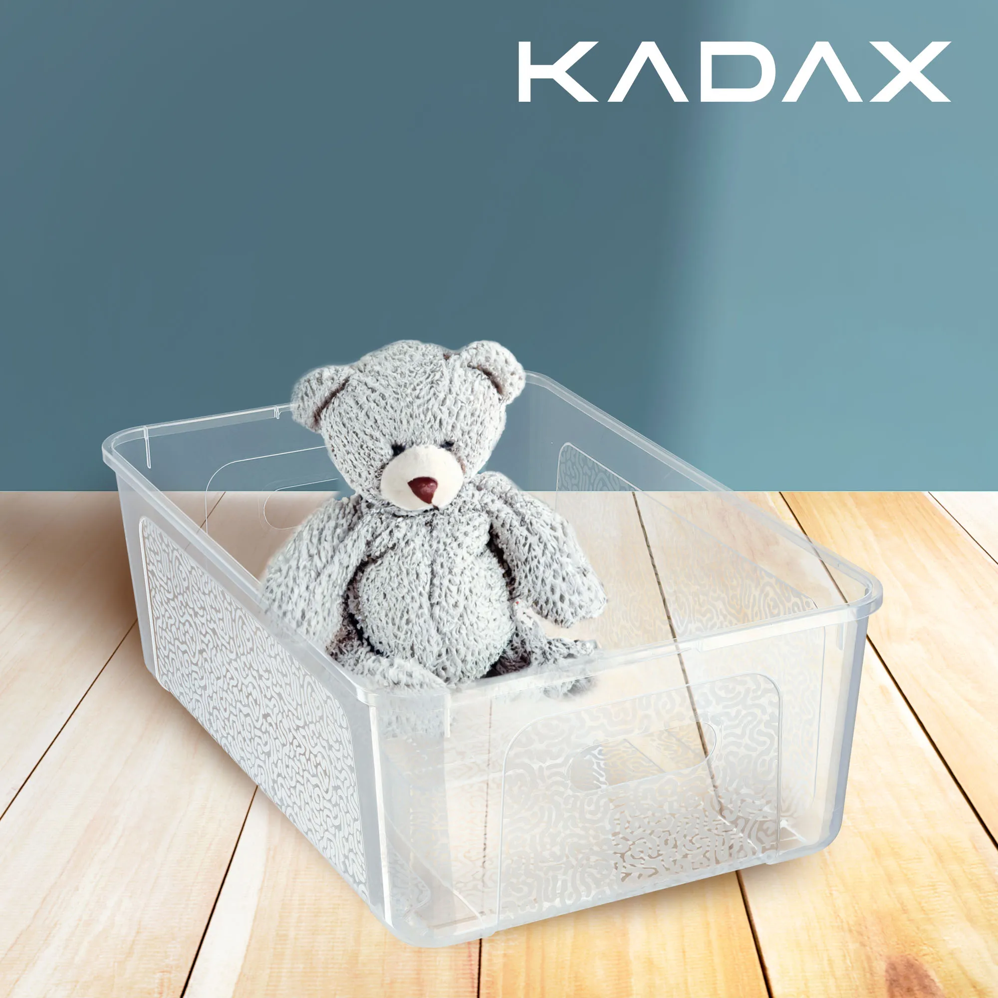 Dozza 11 laikymo indas su dangteliu, bespalvis