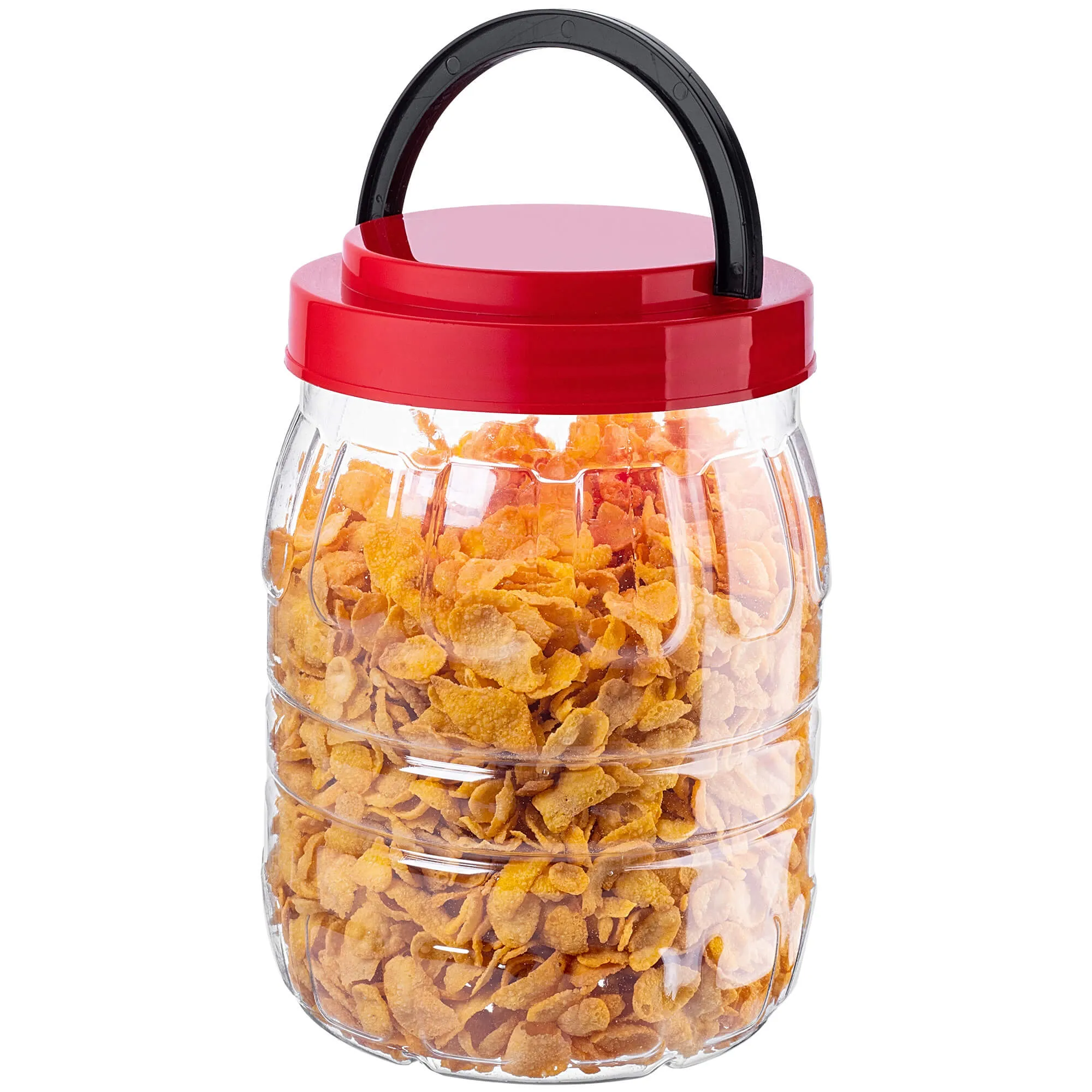 PET indeliai su užsukamu dangteliu ir rankena „Riccia universal“ 2 l, 2 vnt.