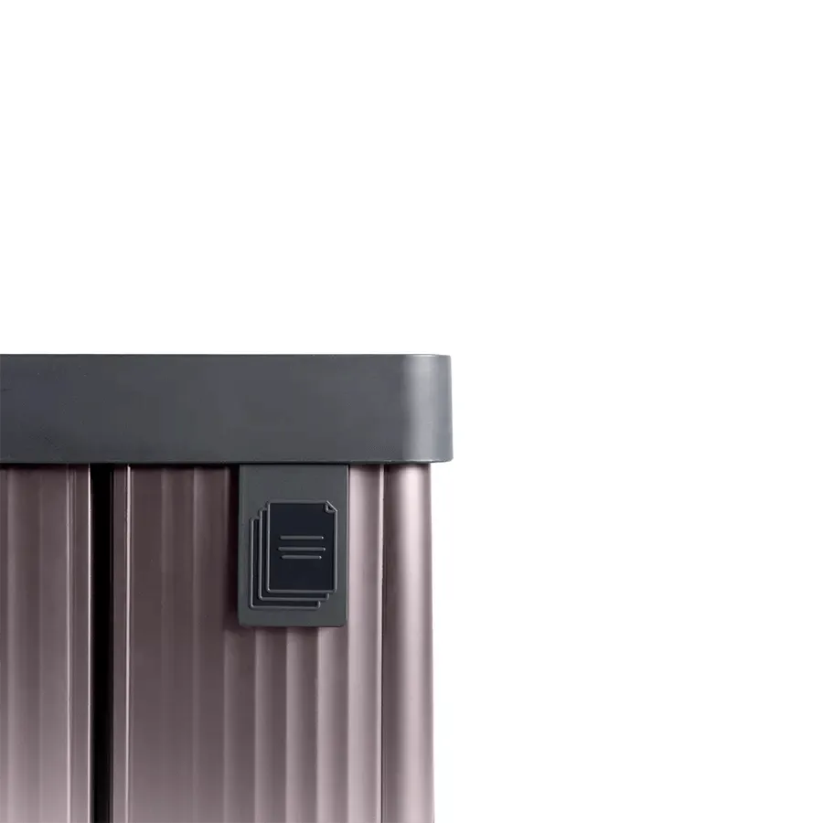 Curver Verto 54 l perlinės rožinės spalvos šiukšliadėžė