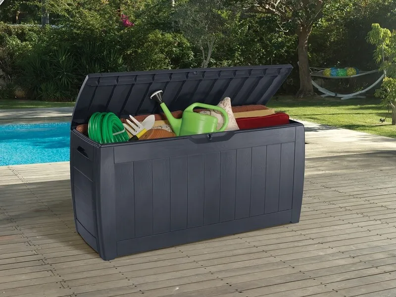 Keter Hollywood 270L grafito sodo dėžė