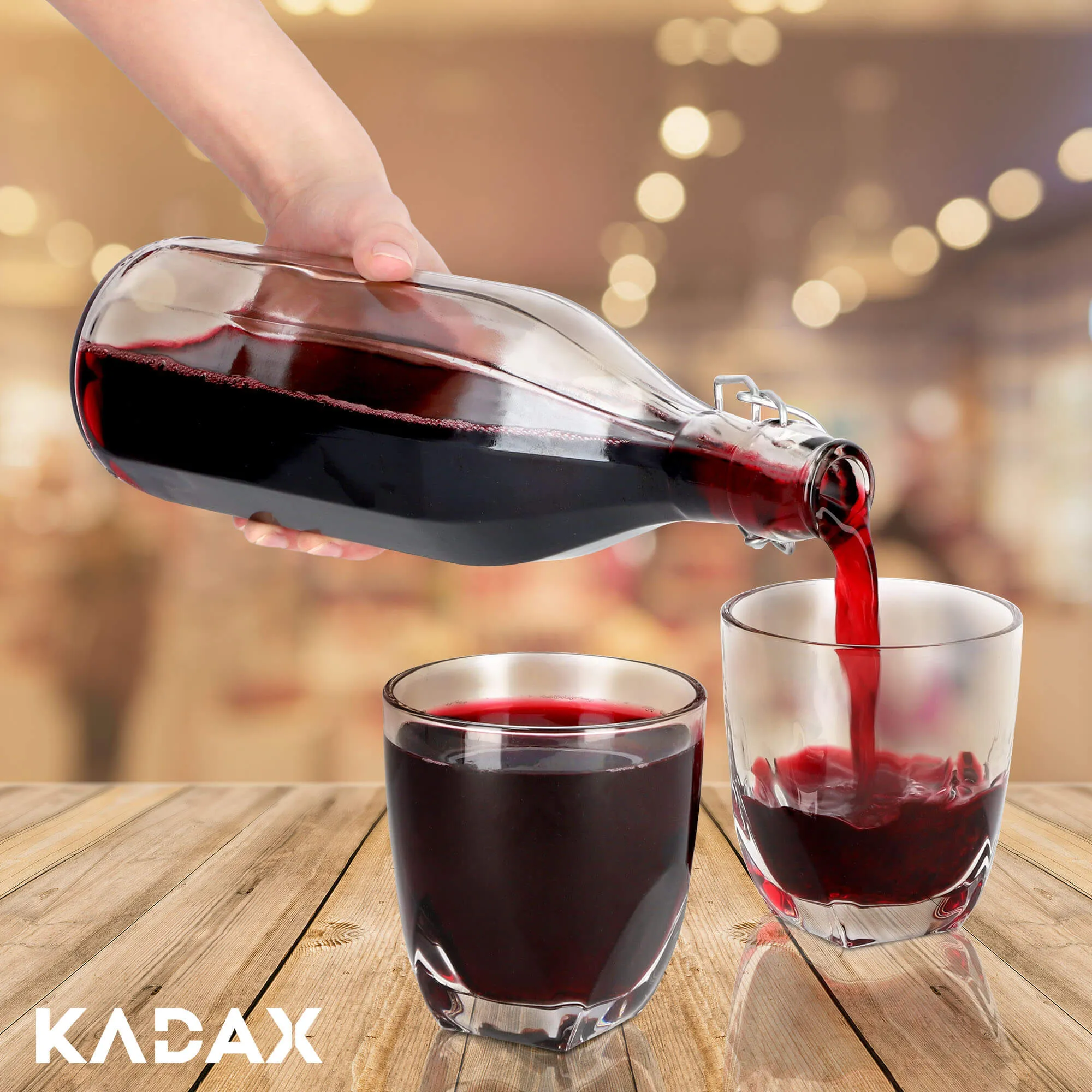 Alyvuogių aliejaus buteliai su kamščiu, 0,75 l, 6 vnt.