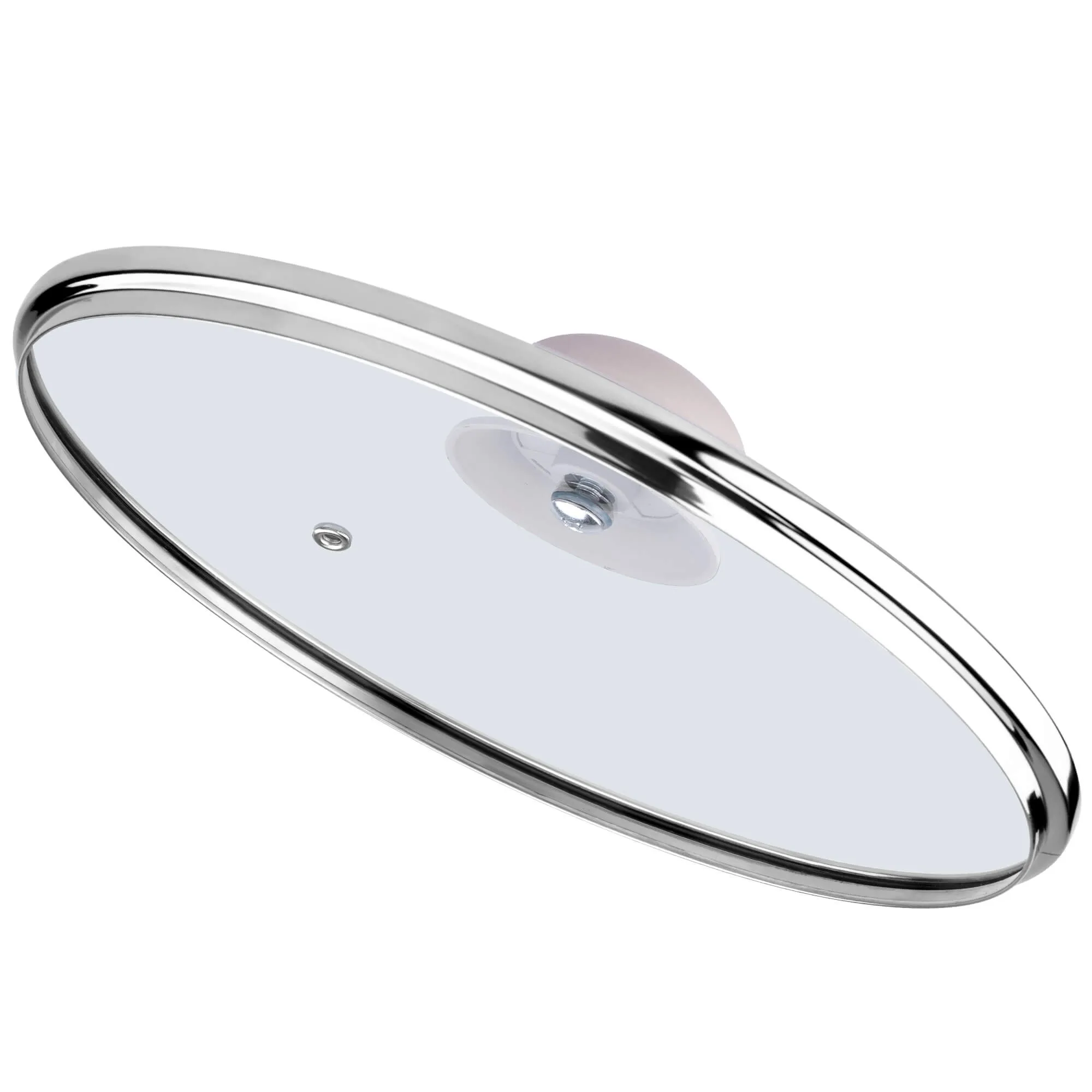 Karščiui atsparus 24 cm dangtis su smėlio spalvos silikonine rankena
