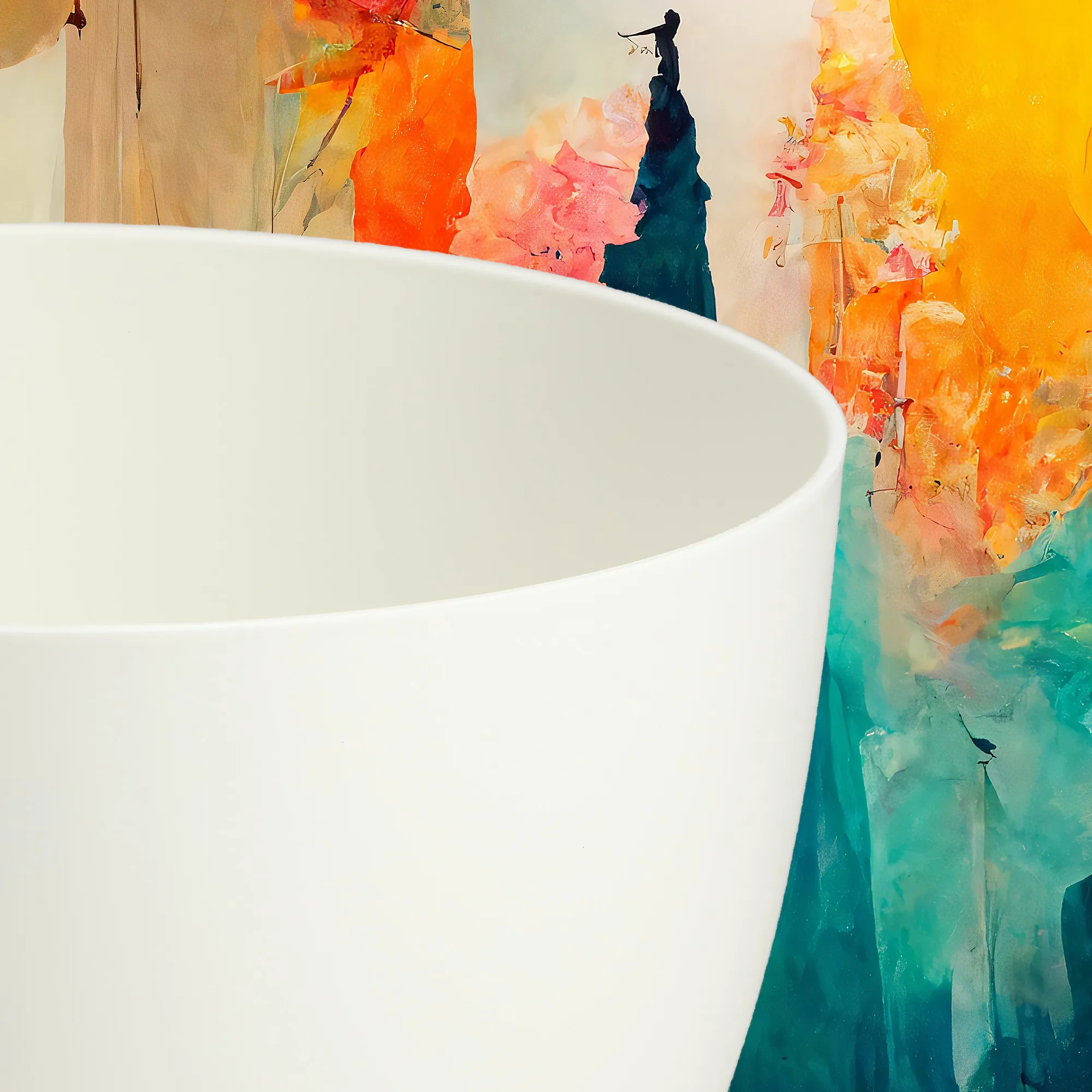 Luri gėlių dubuo su kojelėmis 24 cm