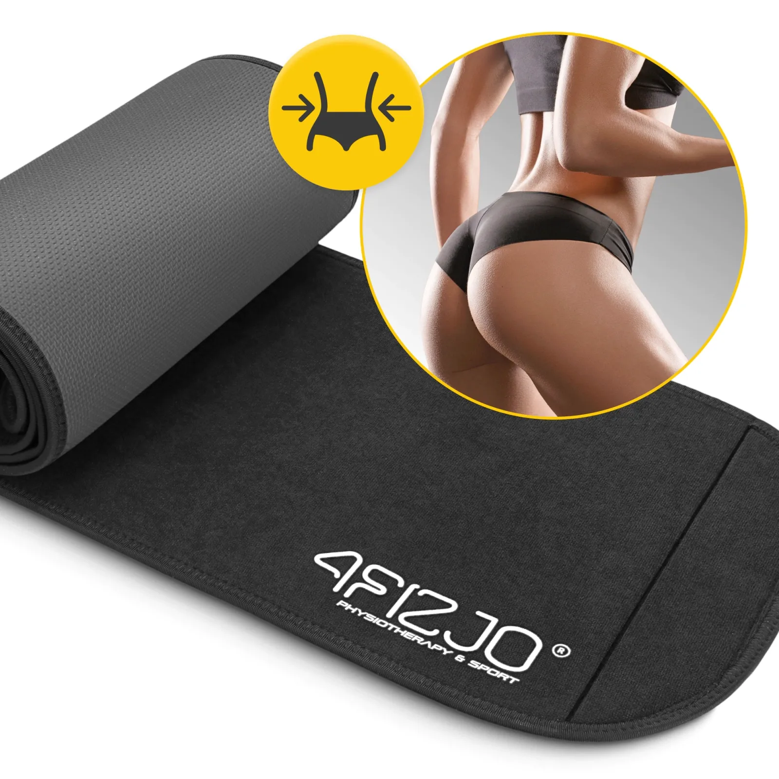 Neopreno liekninamasis pilvo diržas S/M dydis