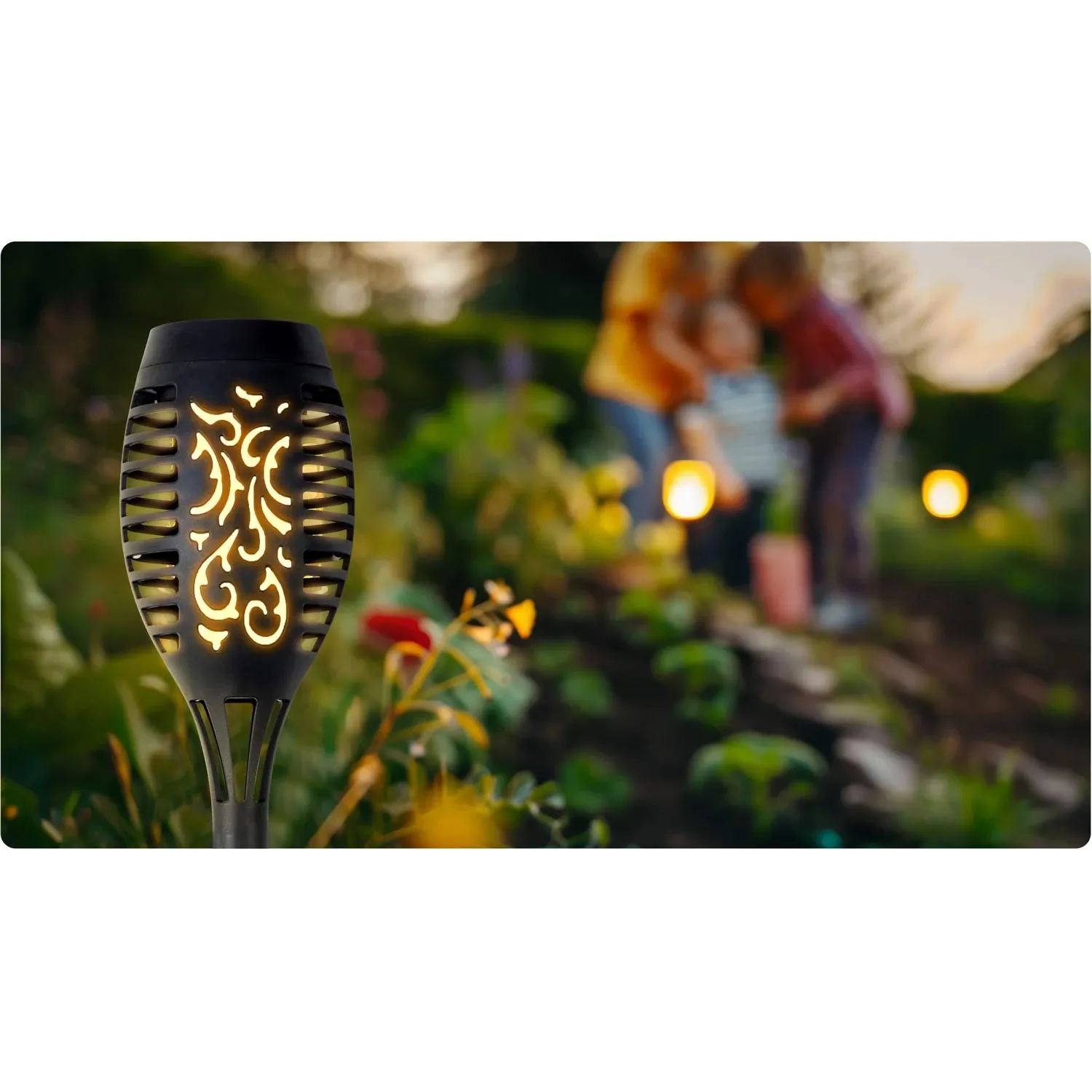 Saulės energija varomi žibintuvėliai, 2 vnt., „Ilumen LS-100“ - nuotrauka 1