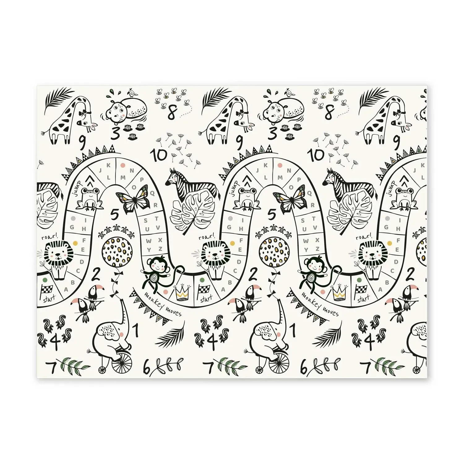 Sulankstomas edukacinis putplasčio kilimėlis 200 x 150 x 1 cm Nukido NK-341 - nuotrauka 1