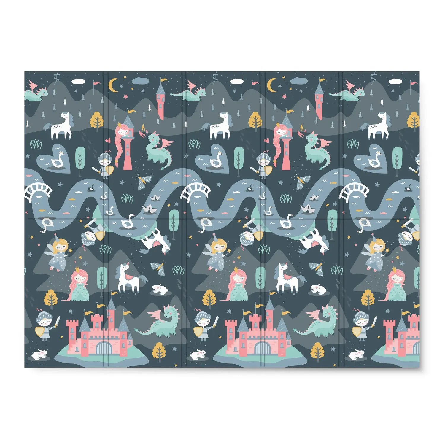 Sulankstomas edukacinis putplasčio kilimėlis 200 x 150 x 1 cm Nukido NK-341 - nuotrauka 1