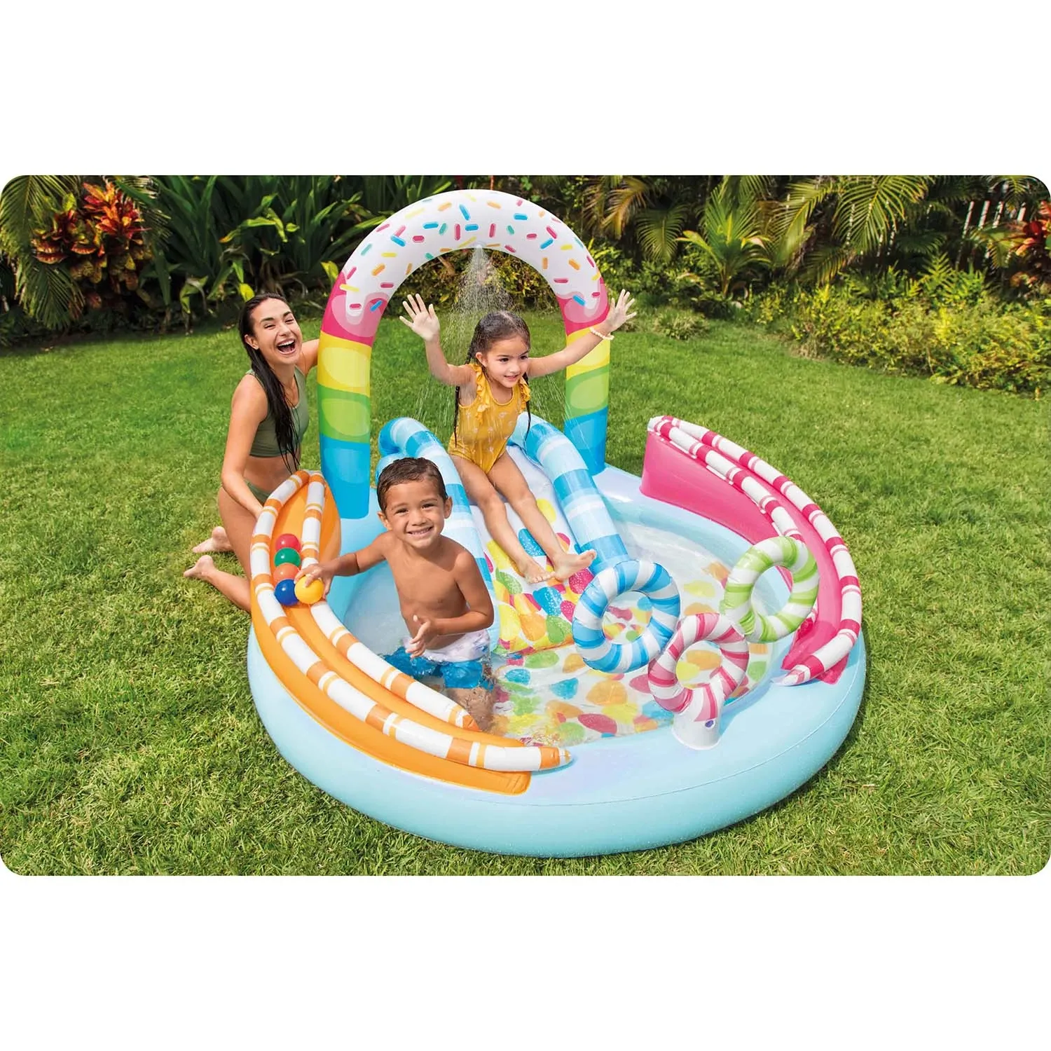Pripučiama žaidimų aikštelė „Intex 57144 Candy“ - nuotrauka 1