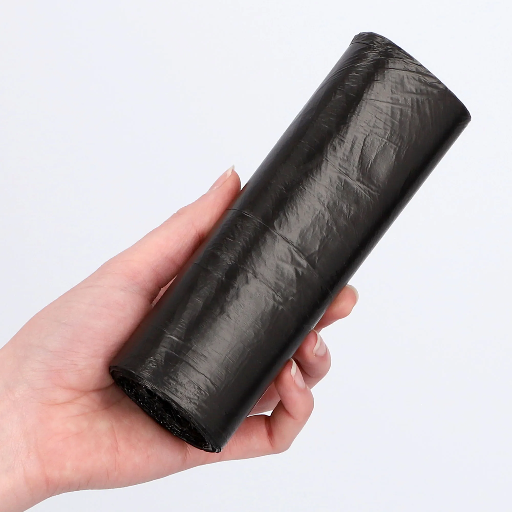 Ravi HDPE šiukšlių maišai, juodi, 60 l, 20 vnt.