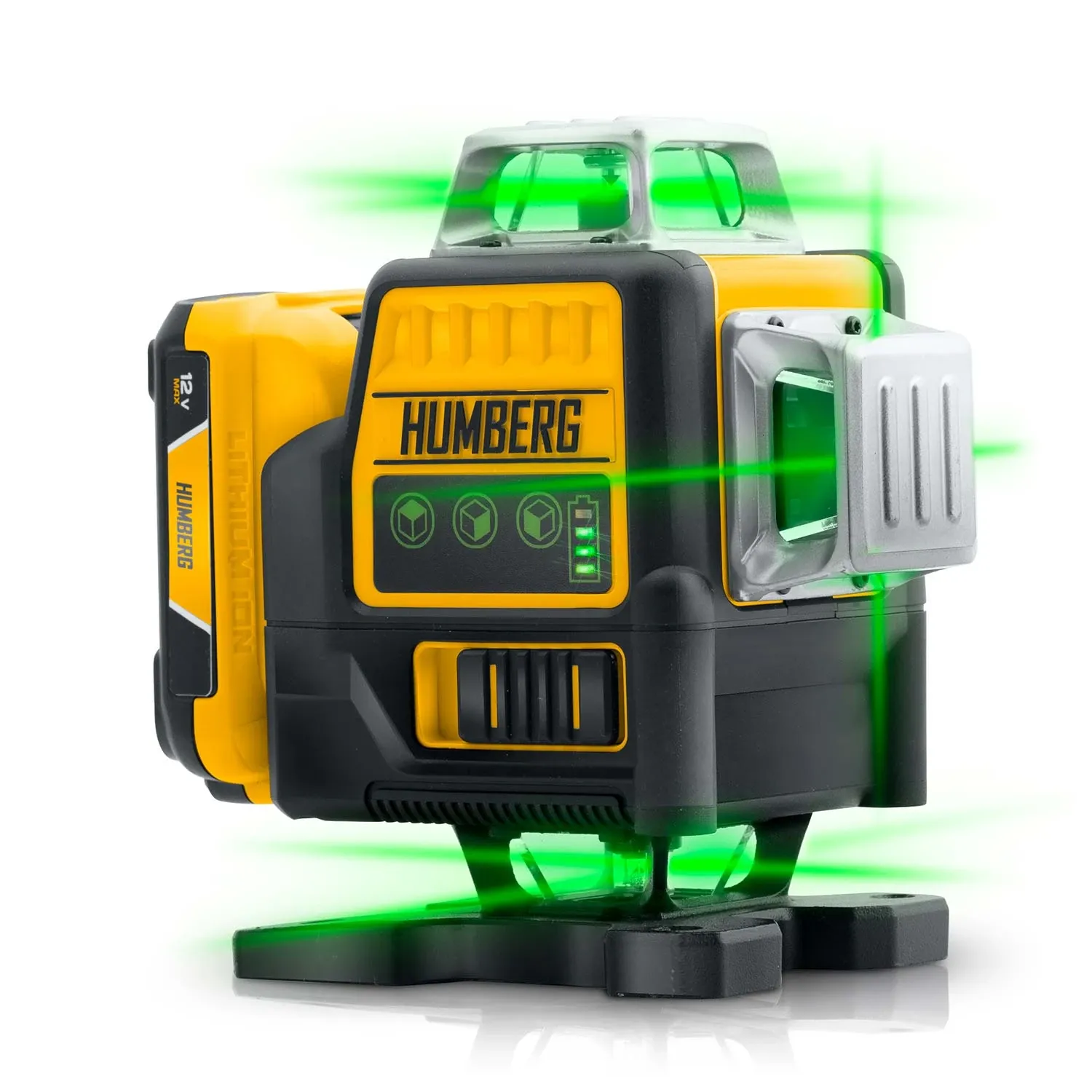 Kryžminis linijinis lazeris dėkle + trikojis „Humberg HM-171“ - nuotrauka 1