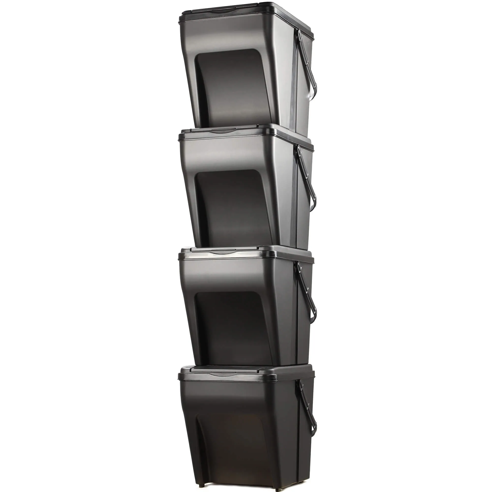 Arbol šiukšliadėžės su rankena + etiketėmis, 25 l, 4 vnt.