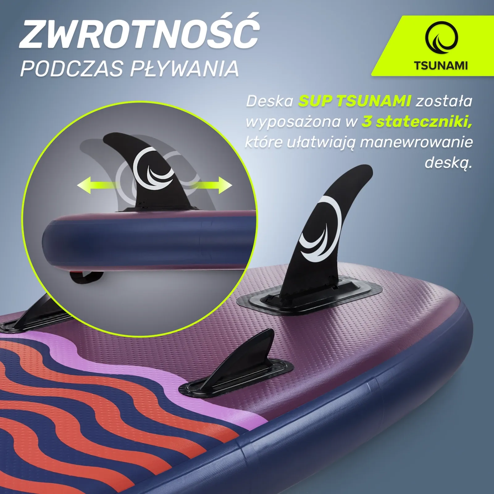 SUP TSUNAMI irklentė 350 cm T05