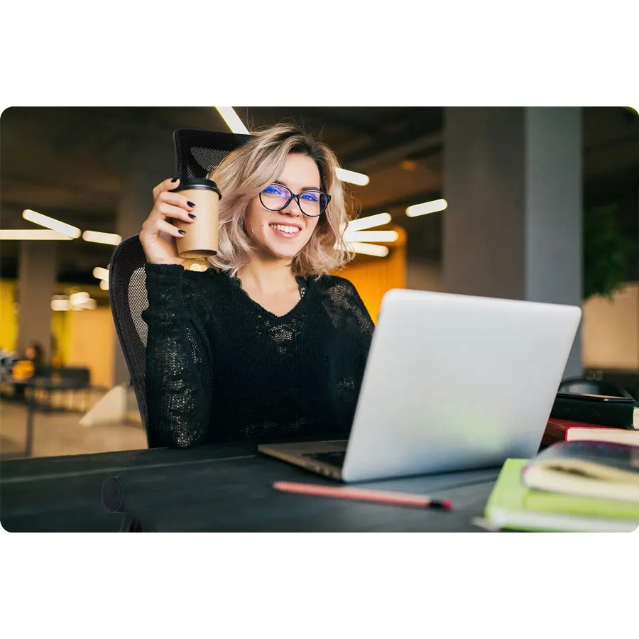 Sofotel Todden mikro tinklelio biuro kėdė, juoda - nuotrauka 1