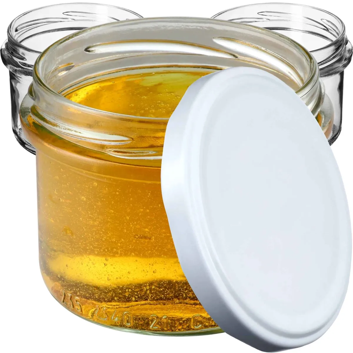 Tartu konservavimo stiklainiai 235 ml 10 vnt. 82 mm + balti dangteliai