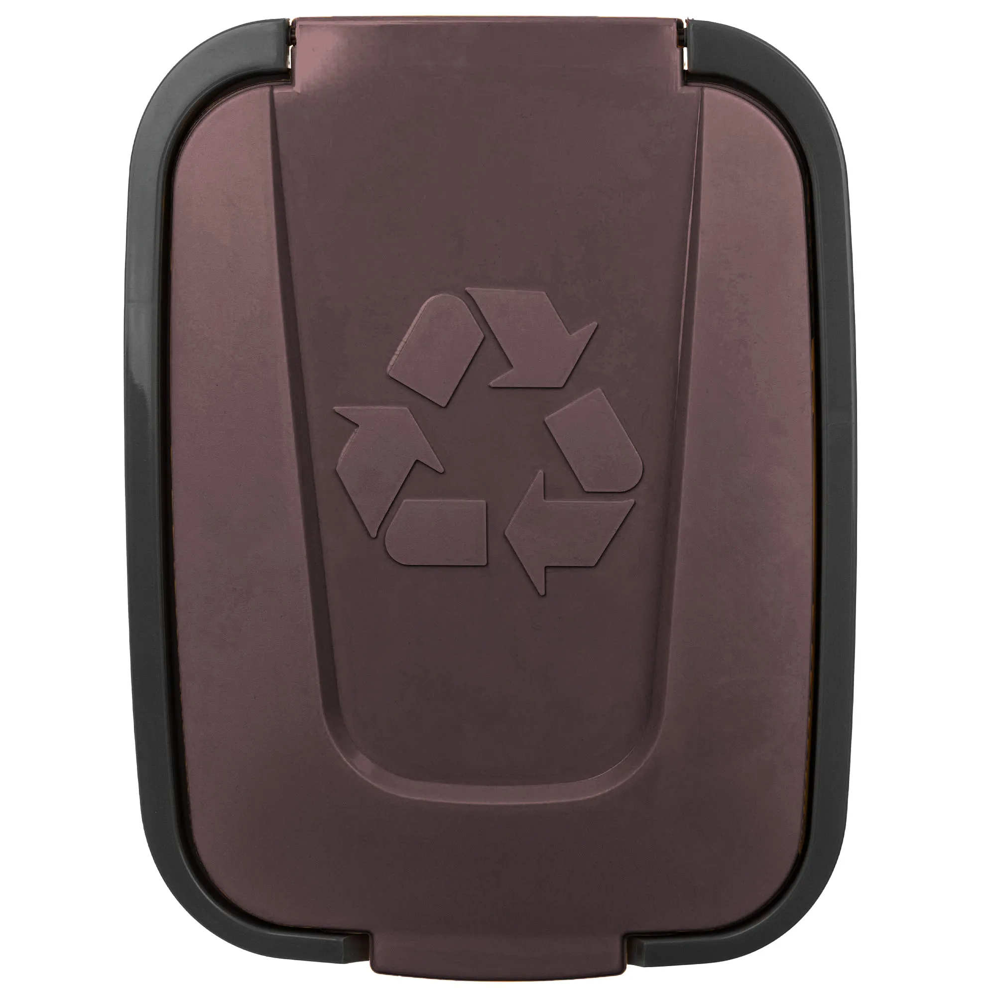 „Entrago“ 30 litrų šiukšliadėžė, juodos ir rudos spalvos