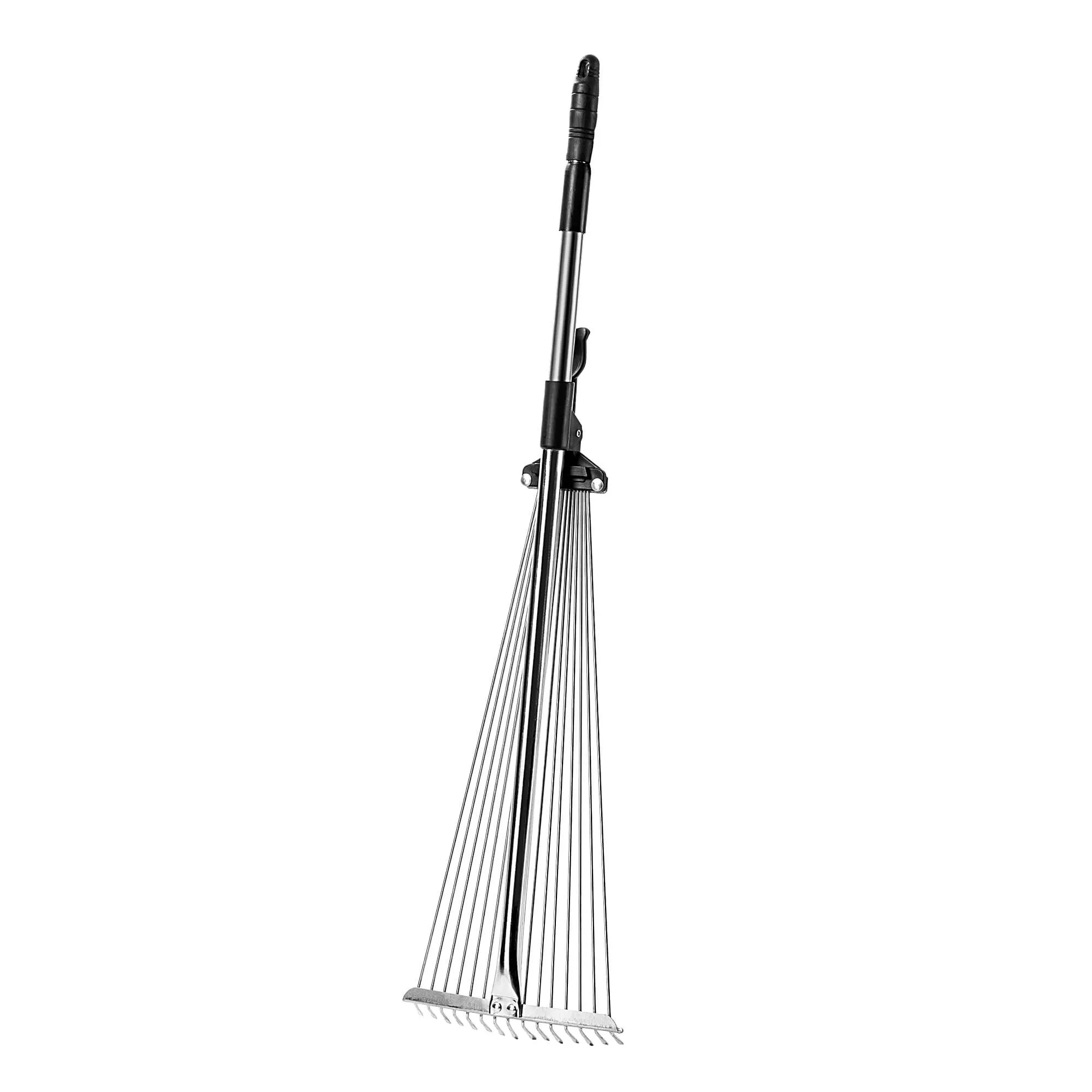 Lapų grėblys 15 dantų 151 cm, sidabrinis