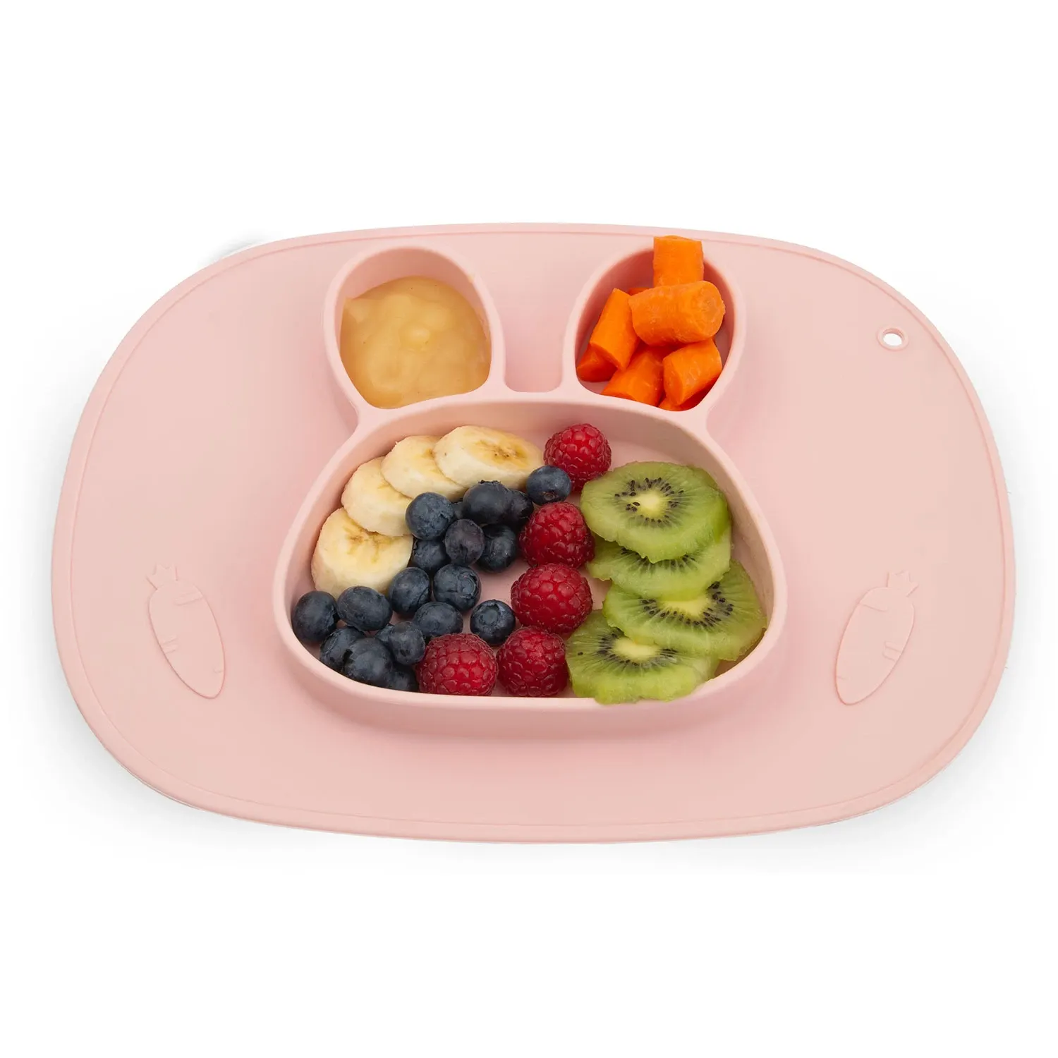 „Ricokids“ triušio silikoninė maitinimo lėkštė vaikams - nuotrauka 1