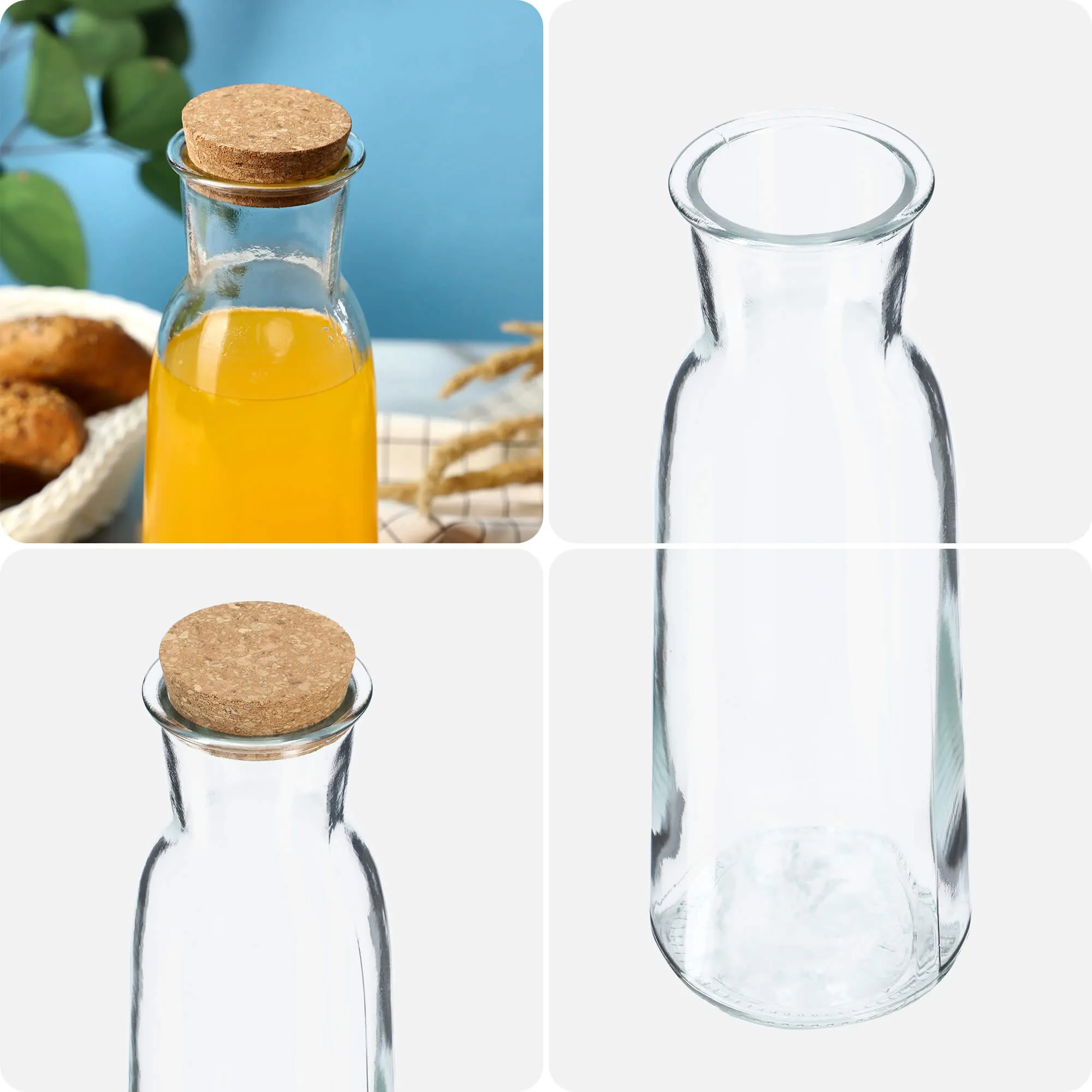 Atessa 1 l stiklinis termosas