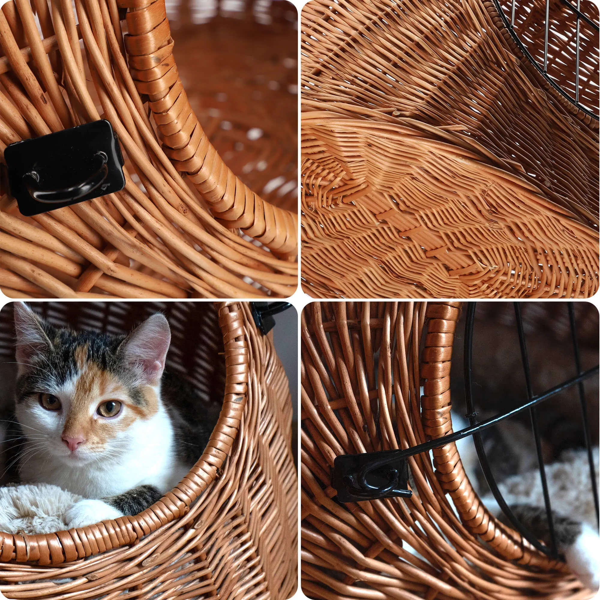 Marra pintas krepšys 33 x 39 cm, rudas