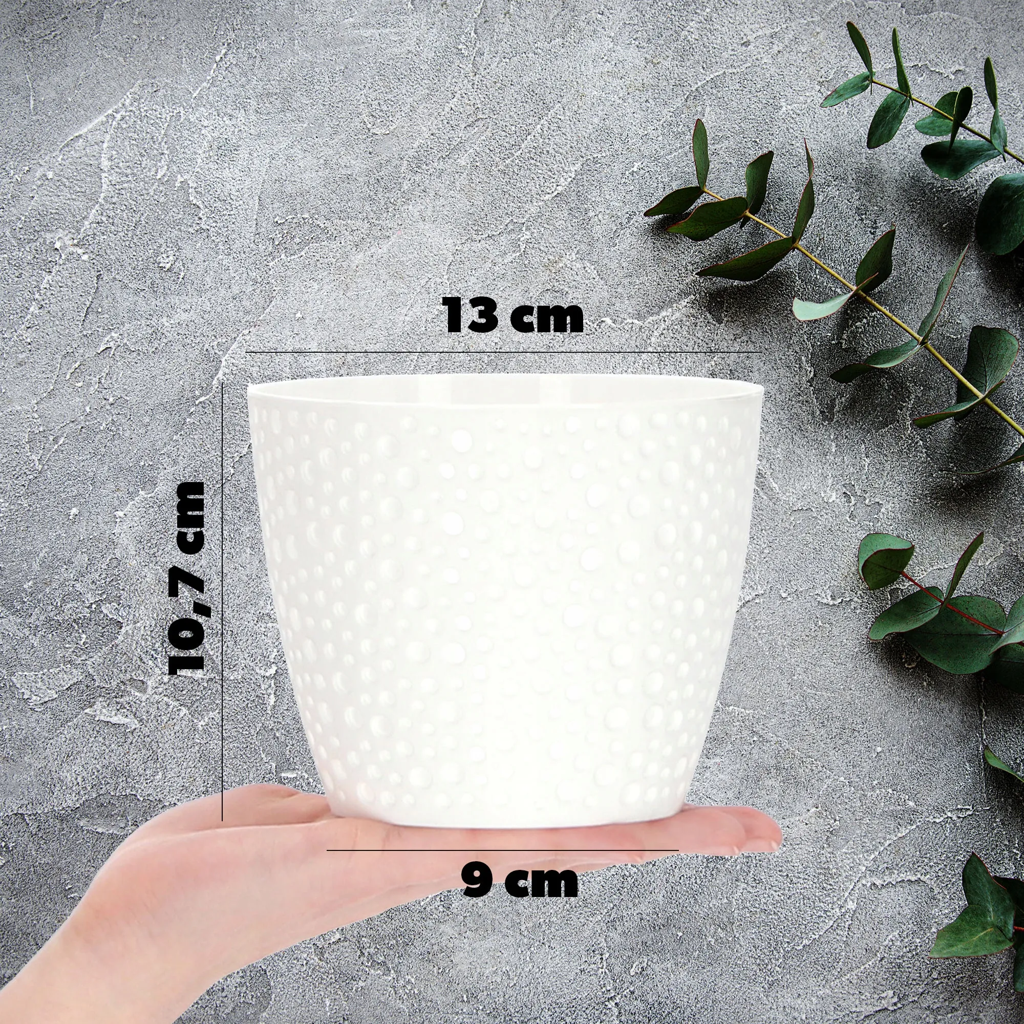 Casini gėlių vazonas 13 cm