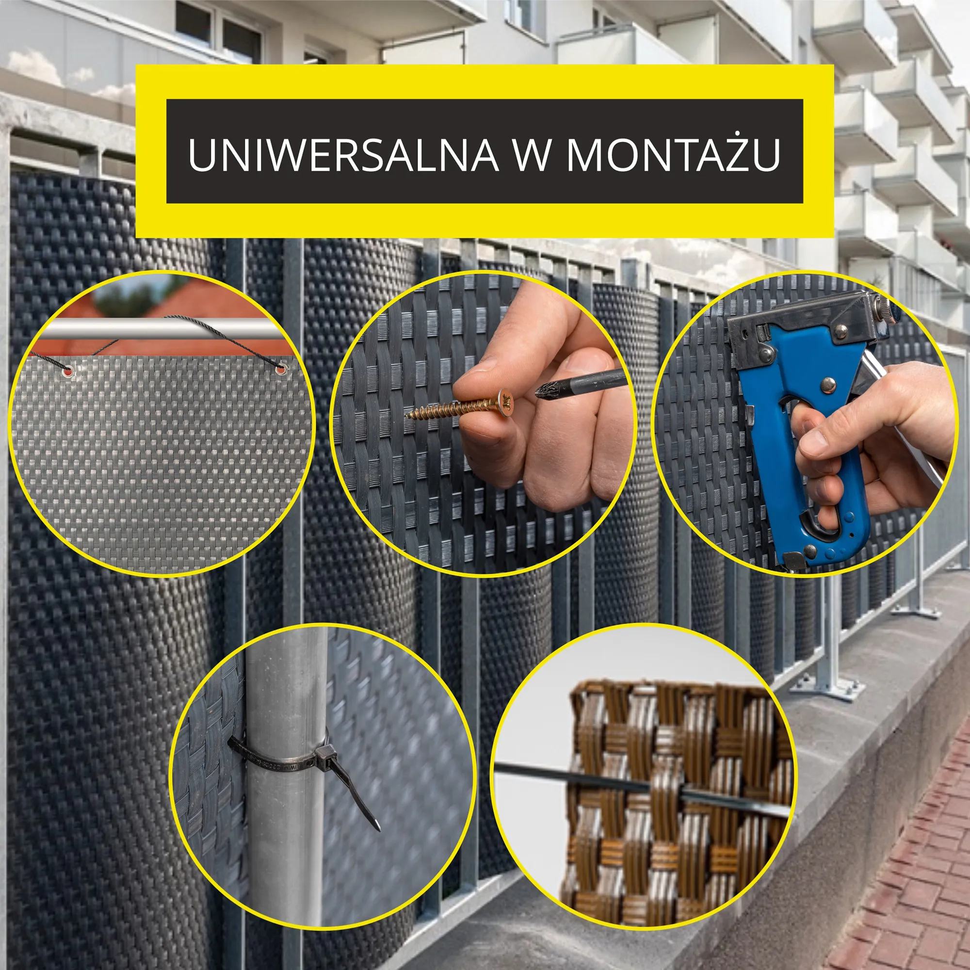 Espa balkono uždangalas 90 x 500 cm, antracito spalvos