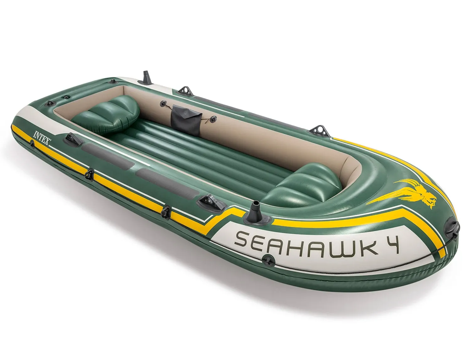 Pripučiama valtis „Seahawk 4“ komplektas, 351 x 145 x 48 cm, INTEX 68351 - nuotrauka 1