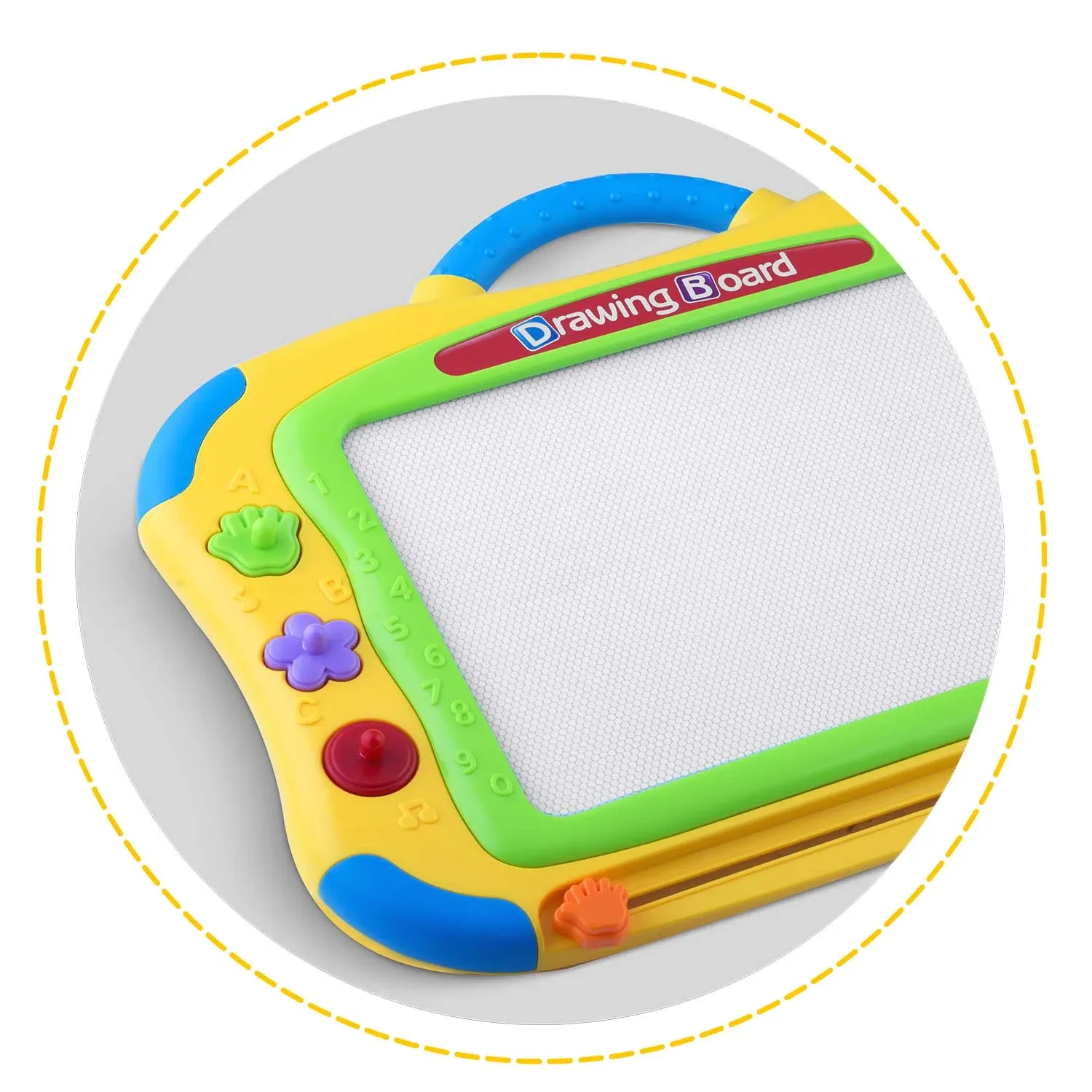 Ricokids piešimo lenta - geltona - nuotrauka 1