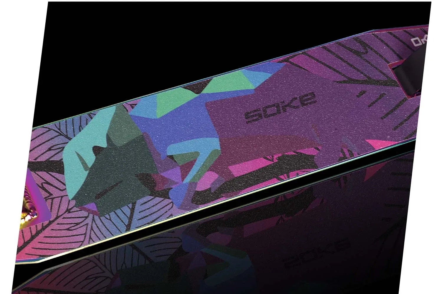 SOKE EVO gatvės neochrominis kaskadininkų paspirtukas - nuotrauka 1